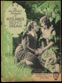 2x873 MIDSUMMER NIGHT'S DREAM English magazine supplement '35 all-star Shakespeare fantasy!