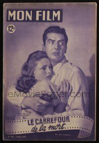 2x665 MON FILM French magazine March 1949 Victor Mature & Coleen Gray in Kiss of Death!
