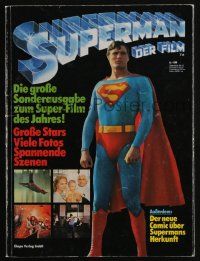 2x271 SUPERMAN German magazine '78 great images of Christopher Reeve, cool color comic inside!