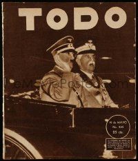 2x927 TODO Mexican magazine May 19, 1938 Adolf Hitler & Victor Manuel III, the King of Italy!
