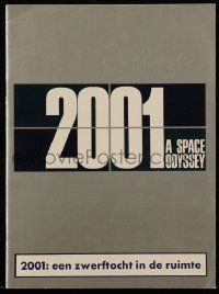 2x826 2001: A SPACE ODYSSEY export English souvenir program book '68 Stanley Kubrick, many photos!