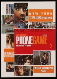 2x523 PHONE BOOTH French pb '03 Colin Farrell, Kiefer Sutherland, Schumacher