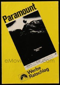2x266 ROSEMARY'S BABY German trade ad '68 Roman Polanski, Mia Farrow, folds out to make a poster!