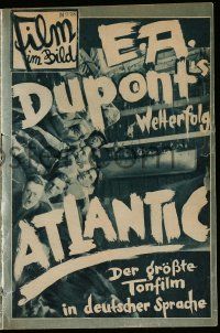2x330 ATLANTIK Austrian program '29 German version of E.A. Dupont's Atlantis, about the Titanic!