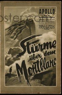 2x331 AVALANCHE Austrian program '31 Arnold Fanck's Sturme uber dem Mont Blanc, Leni Riefenstahl!