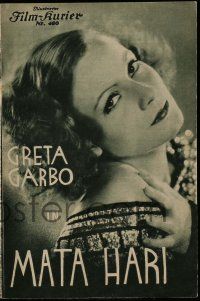 2x372 MATA HARI Austrian program '32 Greta Garbo, Ramon Novarro, Lionel Barrymore, different!