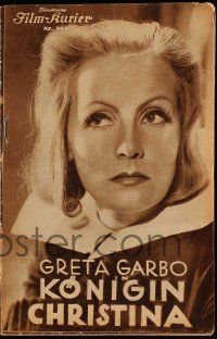 2x384 QUEEN CHRISTINA Austrian program '34 completely different images of glamorous Greta Garbo!