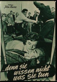 2x387 REBEL WITHOUT A CAUSE Austrian program '56 Nicholas Ray classic, James Dean, different!