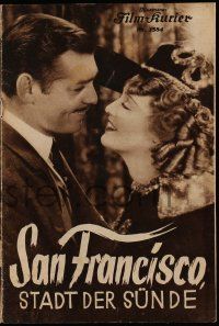 2x391 SAN FRANCISCO Austrian program '36 different images of Clark Gable & Jeanette MacDonald!