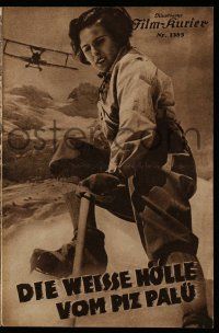 2x413 WHITE HELL OF PITZ PALU Austrian program R36 directed by G.W. Pabst, Leni Riefenstahl