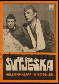 2x425 BATTLE OF SUTJESKA East German program '74 different images of Richard Burton in WWII!