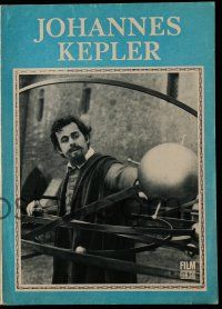 2x458 JOHANNES KEPLER East German program '74 Reimar Baur as the famous methematician/astronomer!