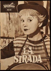 2x461 LA STRADA East German program '61 Fellini, Giulietta Masina, Anthony Quinn, different!