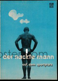 2x474 NAKED MAN IN THE STADIUM East German program '74 great images w/nude sculptures & paintings!