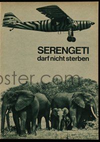 2x486 SERENGETI East German program '66 savage Africa in the raw, images of natives & animals!