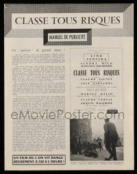 2x569 BIG RISK French pb '61 Claude Sautet's Classe tous risques, Lino Ventura, Jean-Paul Belmondo