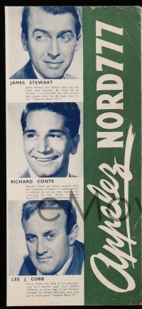 2x572 CALL NORTHSIDE 777 French pb '48 different images of of James Stewart, Conte & Walker!
