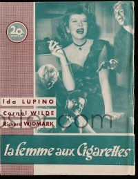 2x622 ROAD HOUSE French pb '48 Ida Lupino & Cornel Wilde, film noir, different images!