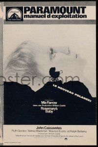 2x625 ROSEMARY'S BABY French pb '68 Roman Polanski, Mia Farrow, cool totally different image!