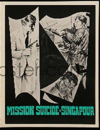 2x631 SUICIDE MISSION TO SINGAPORE French pb '66 Ferdinando Baldi's Goldsnake 'Anonima Killers'