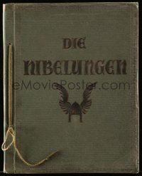 2x012 DIE NIBELUNGEN German 10x13 cigarette card album '24 contains 75 cards on 15 pages!