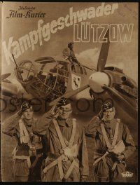 2x058 BATTLE SQUADRON LUTZOW Film-Kurier German program '41 Nazi anti-Polish propaganda, conditional