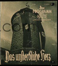2x098 DAS UNSTERBLICHE HERZ German program '39 Veit Harlan's The Immortal Heart, Heinrich George