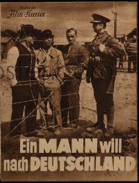 2x164 MAN WANTS TO GET TO GERMANY German program R40s Paul Wegener WWII Nazi propaganda, forbidden!