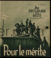 2x188 POUR LE MERITE German program '38 conditional Nazi World War I propaganda w/Bohme & Hartmann!