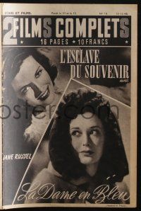 2x642 2 FILMS COMPLETS French magazine December 15, 1948 sexy Jane Russell on the cover + more!