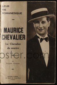 2x663 LEUR VIE ROMANESQUE French magazine '30s special issue devoted to young Maurice Chevalier!