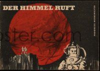 2x417 BATTLE BEYOND THE SUN East German pressbook '62 terrifying unknown worlds, different images!