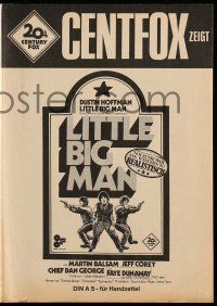 2x305 LITTLE BIG MAN German pressbook '71 Dustin Hoffman, directed by Arthur Penn!