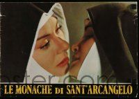 2x882 SISTERS OF SATAN English/German/French/Spanish export English promo brochure '73 naked nuns!