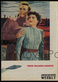 2x754 THIS ISLAND EARTH Japanese promo brochure R83 sci-fi classic, great different images!