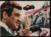 2x756 BACKFIRE Japanese trade ad '65 Echappement Libre, Jean Seberg, Jean-Paul Belmondo!