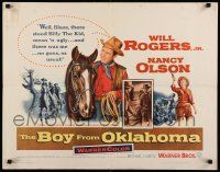 2y555 BOY FROM OKLAHOMA 1/2sh '54 Michael Curtiz, Will Rogers Jr., Nancy Olson, Chaney!