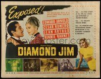 2y610 DIAMOND JIM 1/2sh R40s Edward Arnold, Jean Arthur, Cesar Romero, written by Preston Sturges!