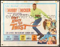 2y613 DON'T KNOCK THE TWIST 1/2sh '62 full-length image of dancing Chubby Checker, rock & roll!