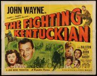2y631 FIGHTING KENTUCKIAN style A 1/2sh '49 rougher, tougher & romantic John Wayne + Oliver Hardy!