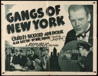 2y647 GANGS OF NEW YORK 1/2sh R48 cool image of criminal Charles Bickford!