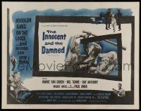 2y654 GIRLS TOWN 1/2sh R61 Mamie Van Doren, Paul Anka, The Innocent and the Damned!