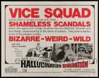 2y668 HALLUCINATION GENERATION 1/2sh '67 Beatniks, Sickniks & Acid-Heads, bizarre, weird & wild!