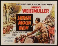 2y712 JUNGLE MOON MEN 1/2sh '55 Johnny Weissmuller is NOT Jungle Jim, Jean Byron!