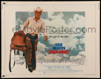 2y713 JUNIOR BONNER 1/2sh '72 close-up of rodeo cowboy Steve McQueen, sexy Barbara Leigh!