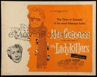2y730 LADYKILLERS 1/2sh '56 art of Alec Guinness & gangsters + Katie Johnson, Ealing classic!