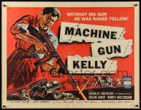 2y762 MACHINE GUN KELLY 1/2sh '58 without his gun Charles Bronson was naked yellow, cool art!