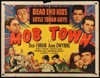 2y776 MOB TOWN 1/2sh '41 The Dead End Kids & Little Tough Guys with Dick Foran & Anne Gwynne!