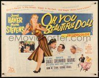 2y804 OH YOU BEAUTIFUL DOLL 1/2sh '49 wonderful super sexy artwork of June Haver!