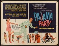 2y819 PAJAMA PARTY 1/2sh '64 Annette Funicello in sexy lingerie, Tommy Kirk, Buster Keaton!